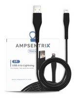 Ampsentrix USB-A to Lightning Cord