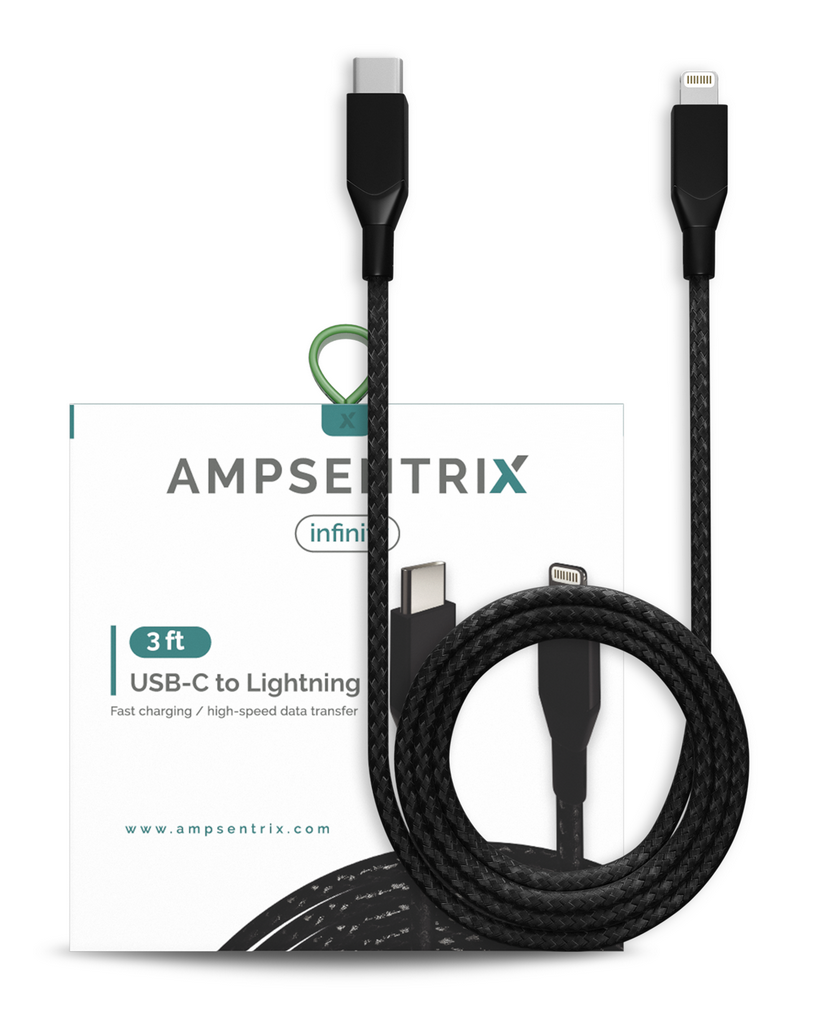 Ampsentrix USB-C to Lightning Cable