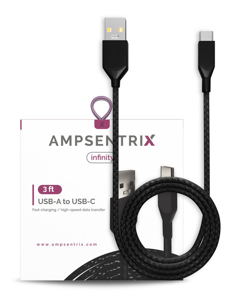 Ampsentrix USB-A to USB-C Cable