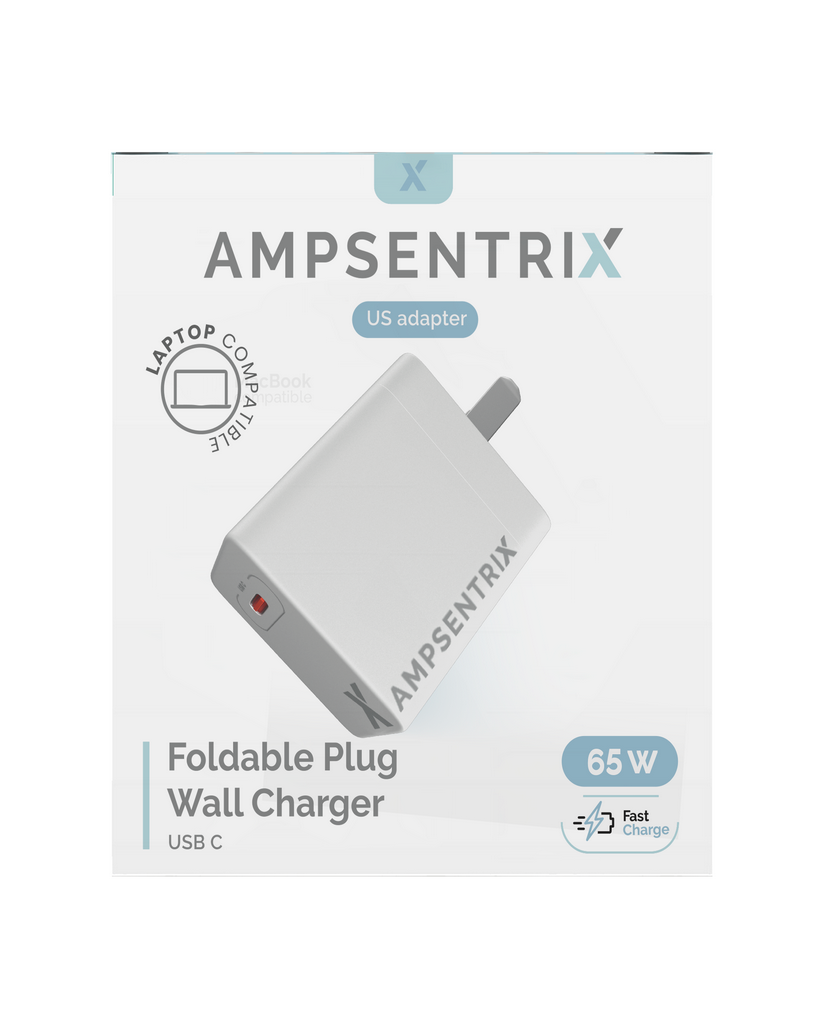 Ampsentrix 65W USB-C Wall Block