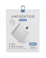 Ampsentrix 4 Port USB-C and USB-A Charging Block